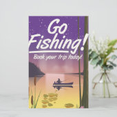 Fischen! Briefpapier (Stehend Vorderseite)