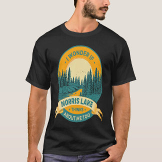 Fischen Camping  Seen Norris T-Shirt