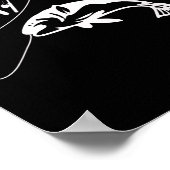 Fischen Daddy Fathers Day Shirt Poster (Ecke)