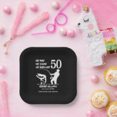 Fischen des legendären Rodvaters 50. Geburtstag Pappteller (Party)