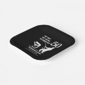 Fischen des legendären Rodvaters 50. Geburtstag Pappteller (Gewinkelt)