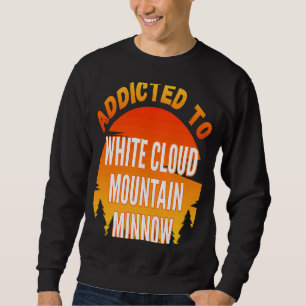 Fischen des Minus der weißen Wolkendecke Sweatshirt