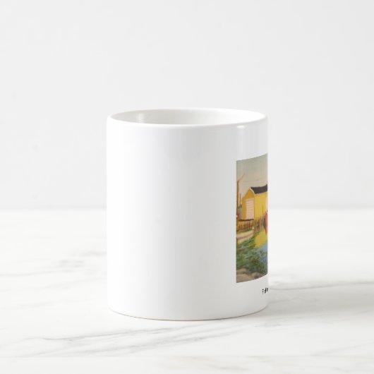 Fischen-Dock - Neuschottland Kaffeetasse (Mittel)