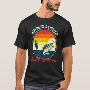Fischen Fisch ein Glück ist ein großer Fisch und e T-Shirt