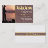 Fischen-Führer-Visitenkarte Visitenkarte (Vorne/Hinten)