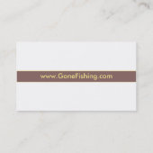 Fischen-Führer-Visitenkarte Visitenkarte (Rückseite)