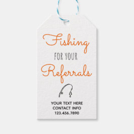 Fischen für Ihr Referenzgeschäft Geschenkanhänger