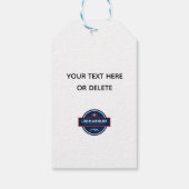 Fischen für Ihr Referenzgeschäft Geschenkanhänger (Rückseite)