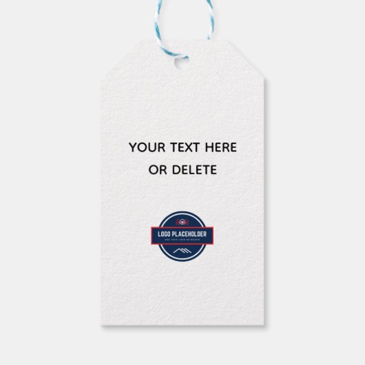 Fischen für Ihr Referenzgeschäft Geschenkanhänger (Rückseite)