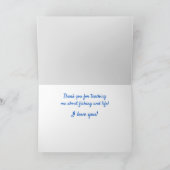 Fischen "Für Vater" Geburtstag Karte (Innenseite)