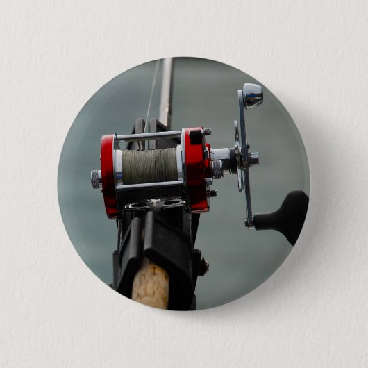 Fischen gegangen button (Vorderseite)