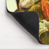 Fischen gegangen mousepad (Ecke)