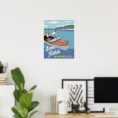 Fischen gegangen poster (Heimbüro)