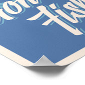 Fischen gegangen poster (Ecke)