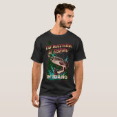 Fischen gegangen T-Shirt (Vorne ganz)