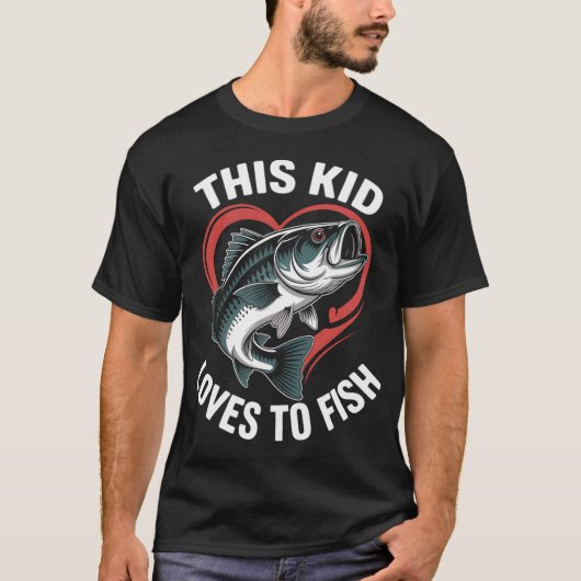 Fischen gegangen! T-Shirt (Vorderseite)