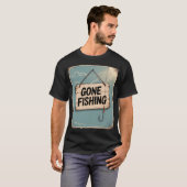 Fischen gegangen T-Shirt (Vorne ganz)