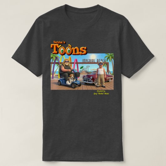 Fischen gegangen T-Shirt (Design vorne)
