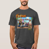 Fischen gegangen T-Shirt (Vorderseite)
