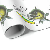 Fischen Geschenkpapier (Rolleneckpunkt)