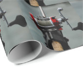 Fischen Geschenkpapier (Rolleneckpunkt)