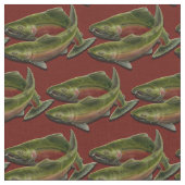 Fischen-Gewebecoho-Lachs-Fisch-Kunst-Gewebe Stoff (Nahaufnahme)