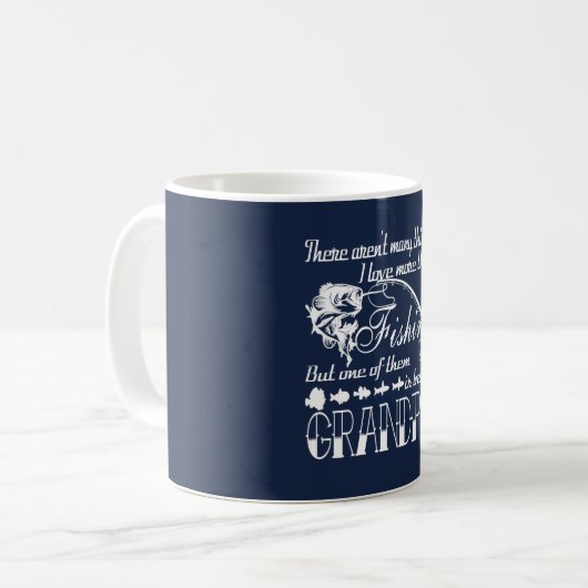 Fischen-Großvater Kaffeetasse (Vorderseite Links)