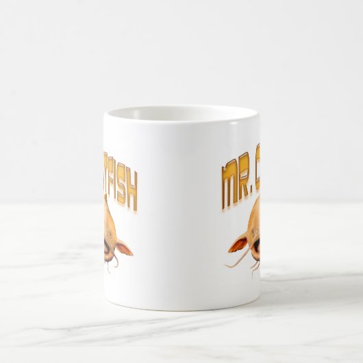 Fischen Herrn Catfish Kaffeetasse (Mittel)