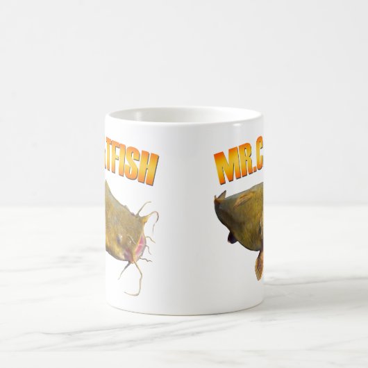 Fischen Herrn Catfish Kaffeetasse (Mittel)
