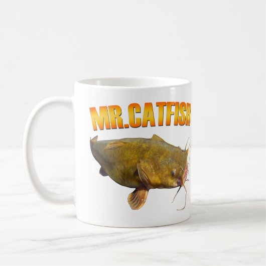 Fischen Herrn Catfish Kaffeetasse (Links)