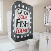 Fischen heute Duschvorhang (Beispiel)