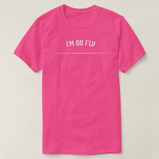 Fischen im Fly Funny Sassy Sarcastic T-Shirt (Design vorne)