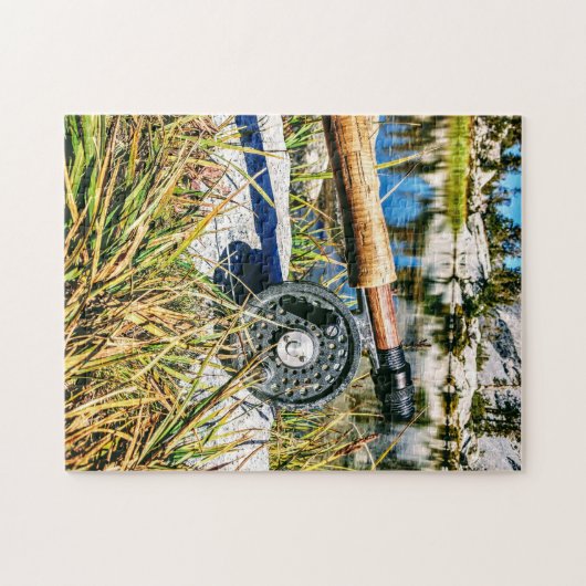 Fischen in den Sierra Mountains Puzzle (Horizontal)