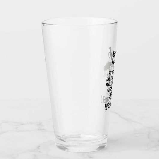 Fischen ist für mich sinnvoll und Bier-Funny-Zitat Glas (Rechts)