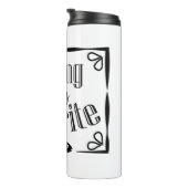 Fischen ist mein Lieblingsziffer Thermosbecher (Nach rechts gedreht)