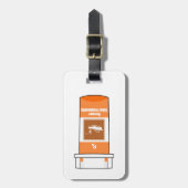 Fischen ist mein Medikament Gepäckanhänger (Vorderseite vertikal)