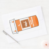 Fischen ist mein Medikament Rechteckiger Aufkleber (Umschlag)