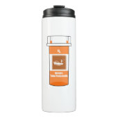 Fischen ist mein Medikament Thermosbecher (Vorderseite)