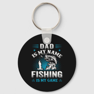 Fischen ist mein Vater Schlüsselanhänger