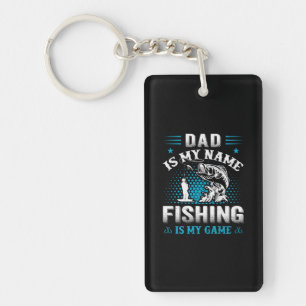 Fischen ist mein Vater Schlüsselanhänger