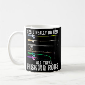 Fischen Ja, ich brauche wirklich all diese Fische Kaffeetasse