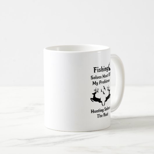 Fischen-Jagd-Geschenke für Jäger Kaffeetasse (VorderseiteRechts)