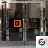 Fischen Kanada Fensteraufkleber (Büro Tür)