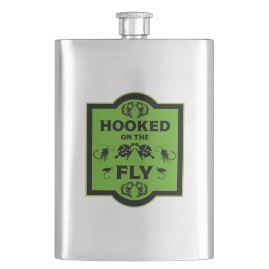 Fischen Kanada Flachmann (Vorderseite)