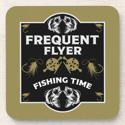 Fischen Kanada Getränkeuntersetzer (Vorderseite)