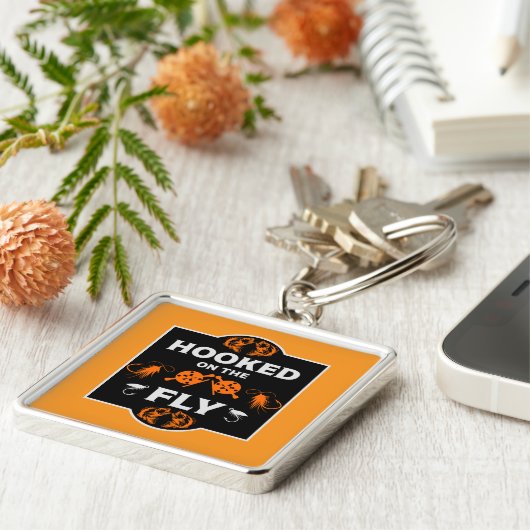 Fischen Kanada Schlüsselanhänger (Seite)