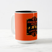 Fischen Kanada Zweifarbige Tasse (Vorderseite Links)
