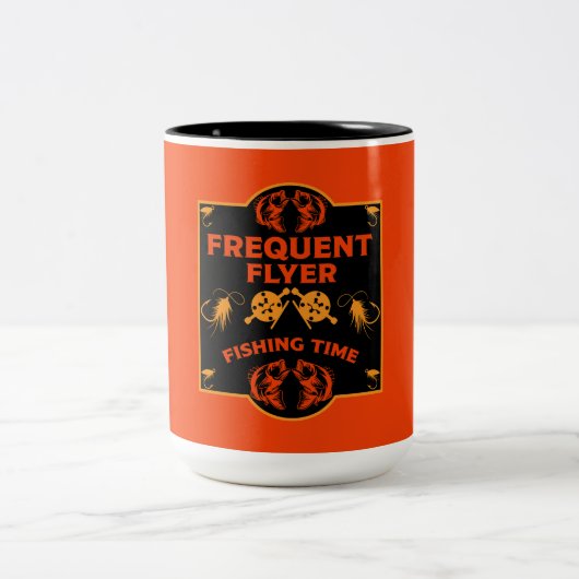 Fischen Kanada Zweifarbige Tasse (Mittel)