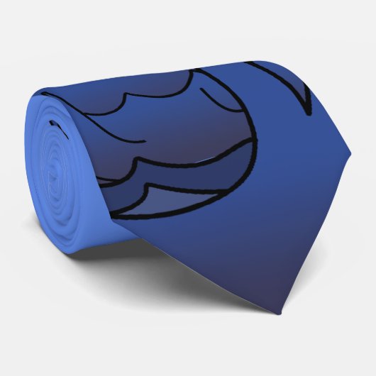 Fischen-Krawatte Krawatte (Gerollt)