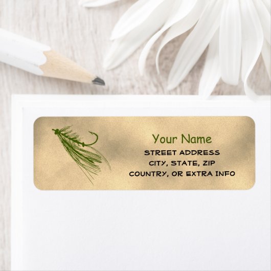 Fischen Krawatte mit Altpapier (Insitu)